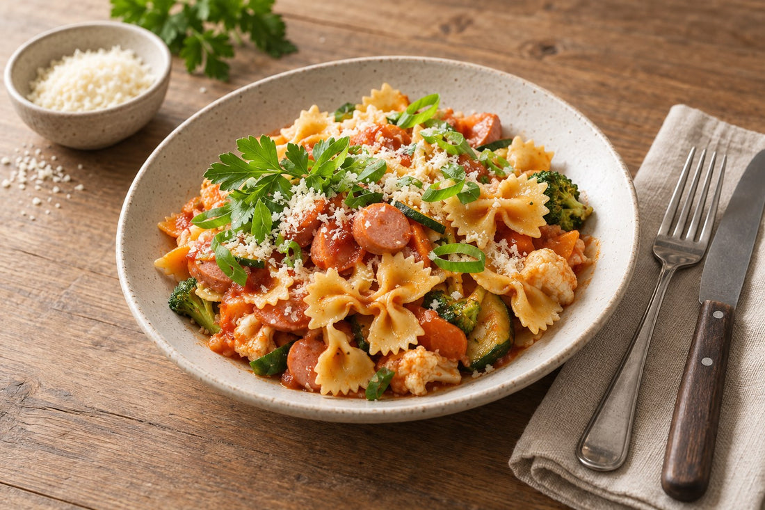 Krawättli mit Wursträdli
