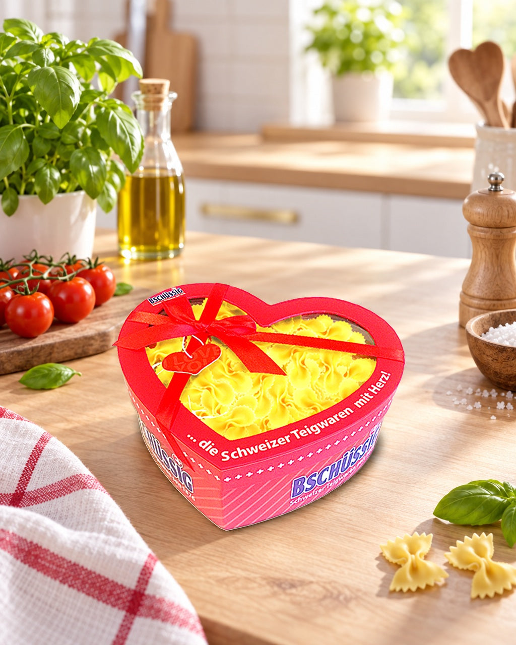 Boîte cœur Krawättli, 3 œufs — En cuisine