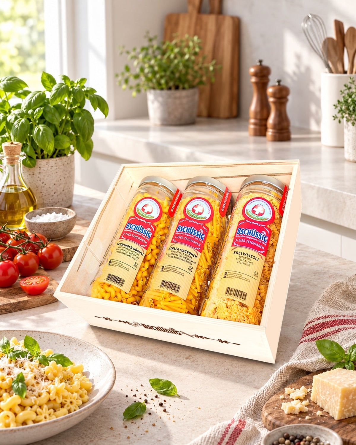 BSCHÜSSIG Selezione Urschweizer — in cucina
