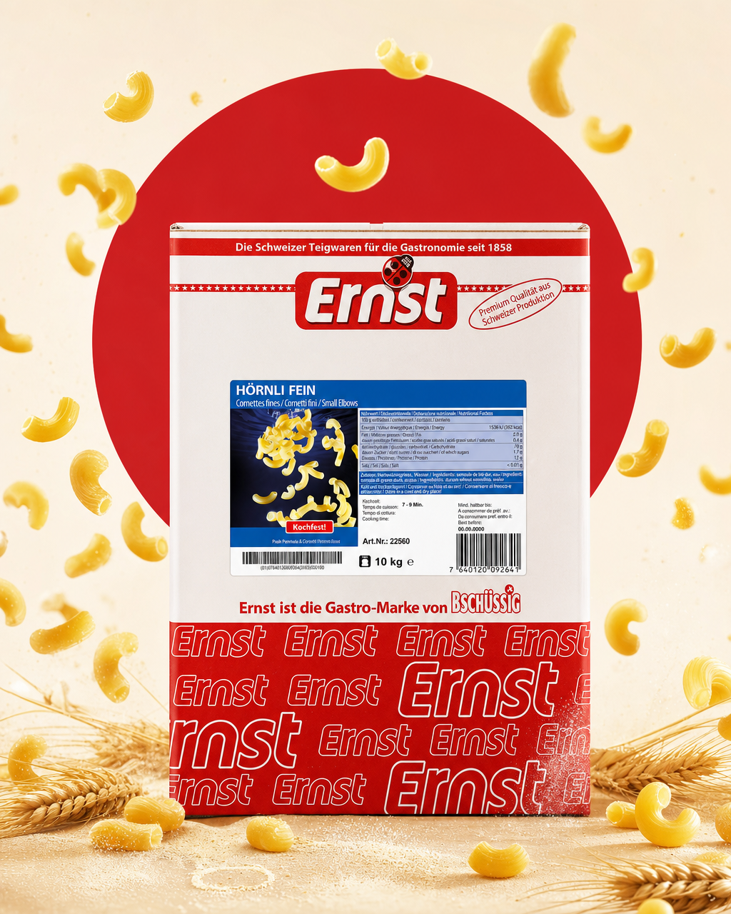 ERNST Hörnli fini Napoli tenuta in cottura, 10 kg
