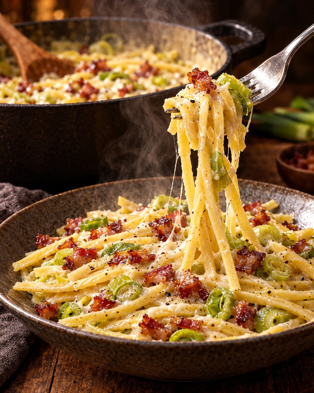 ERNST tagliatelle lunghe, 2.5 mm, 24 cm, tenuta in cottura — servito caldo e fumante