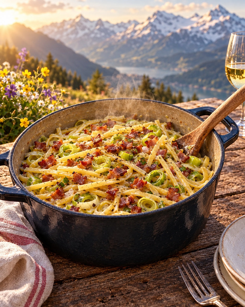 ERNST tagliatelle lunghe, 2.5 mm, 24 cm, tenuta in cottura — gusto svizzero da Frauenfeld