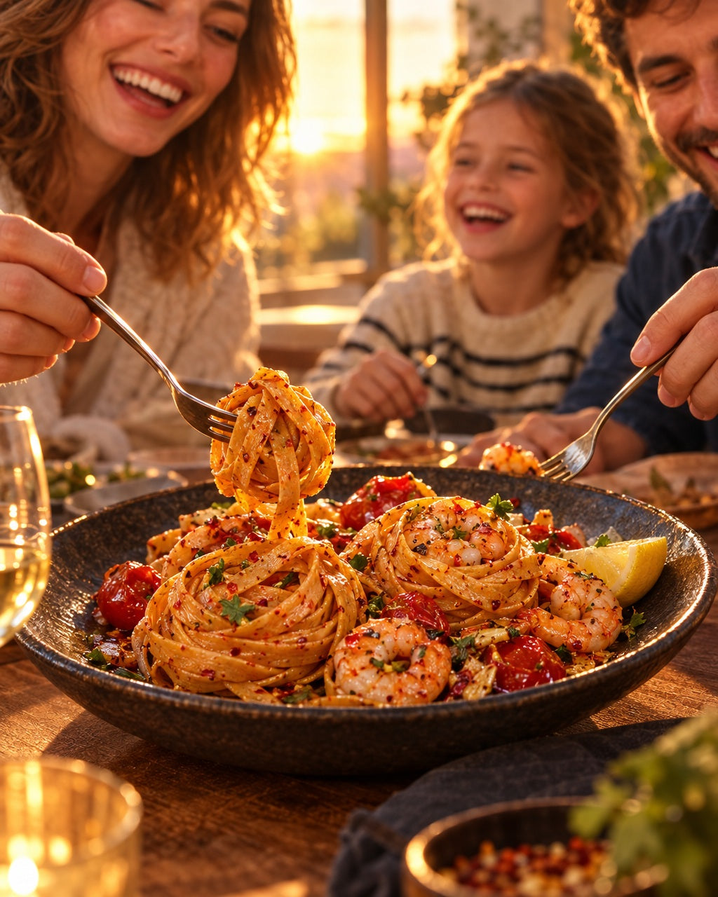 ERNST Nudelnester gewalzt 6 mm Chili, 5 kg — Gemeinsam geniessen