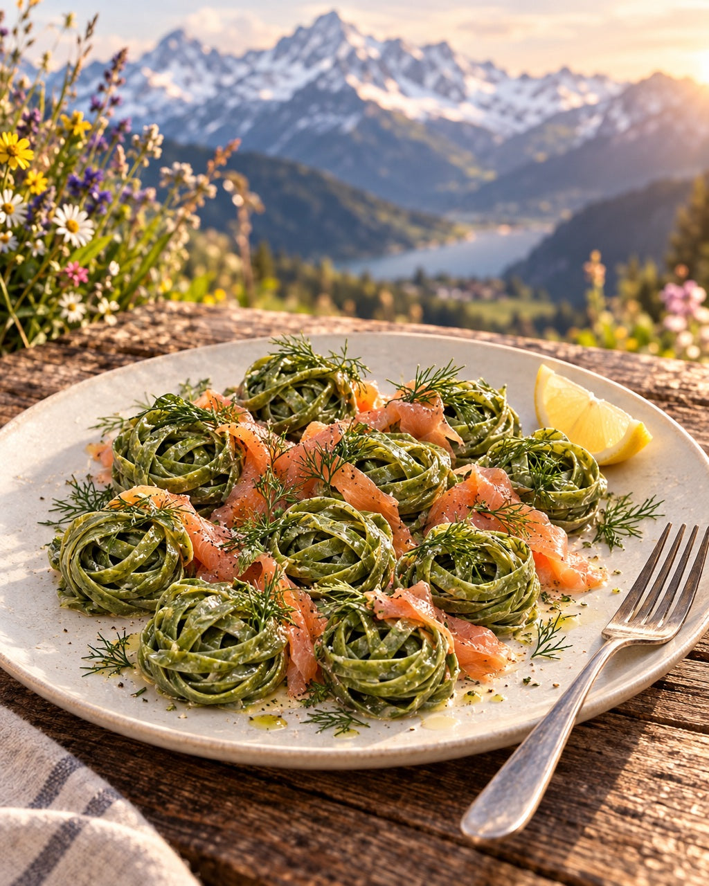 ERNST nidi di tagliatelle laminati 6 mm agli spinaci, 5 kg — gusto svizzero da Frauenfeld