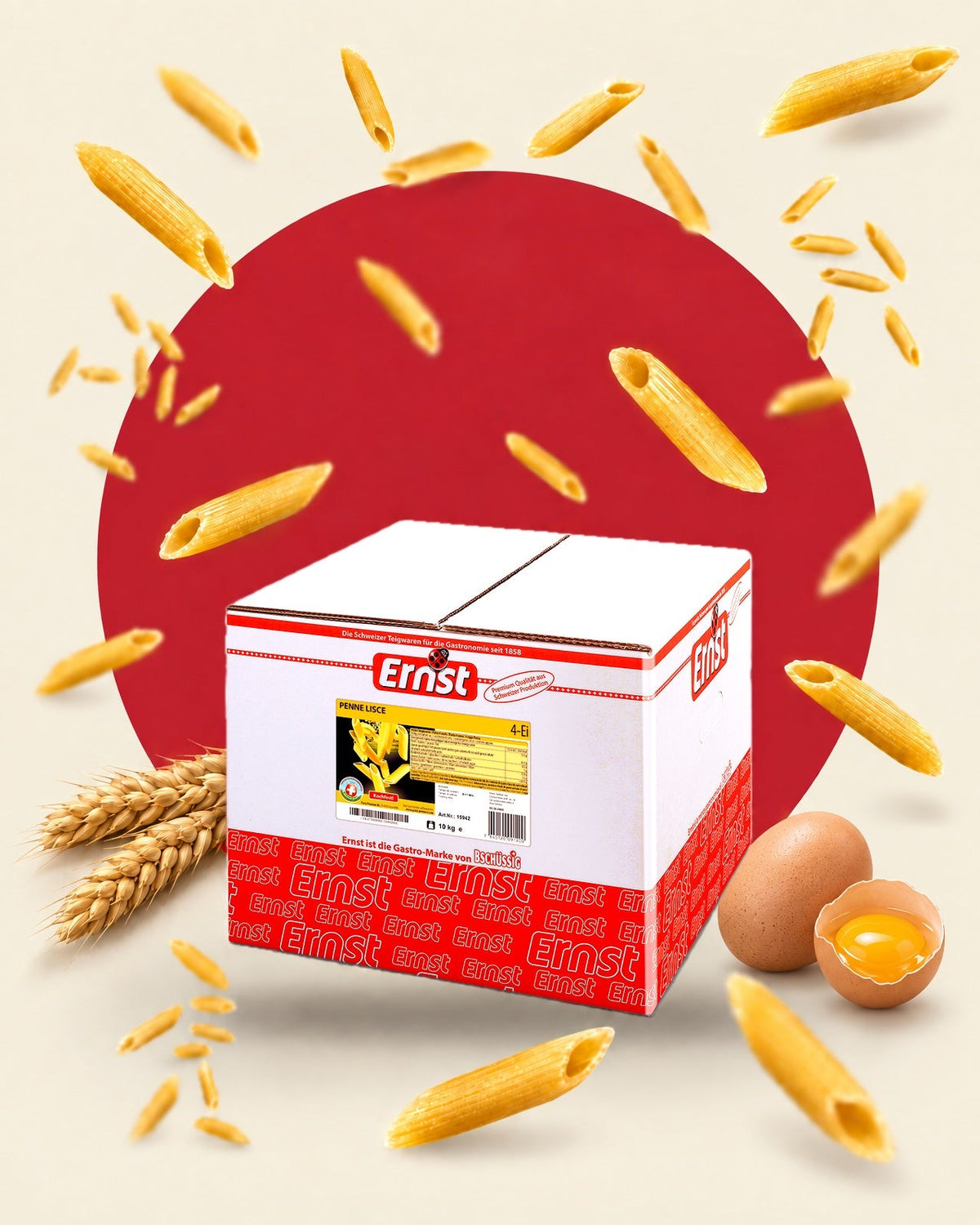 ERNST Penne Lisce, 10 kg, kochfest