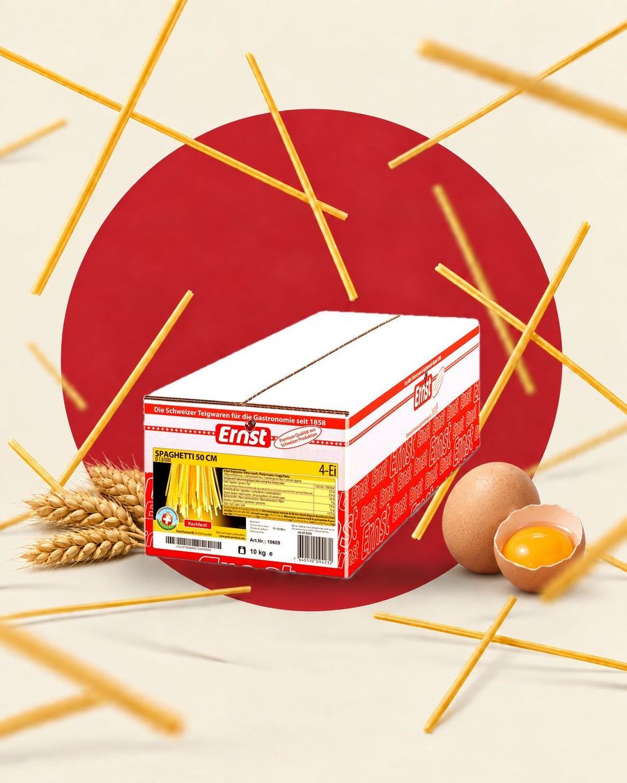 ERNST Spaghetti 1.8 mm, 50 cm, 10 kg, kochfest