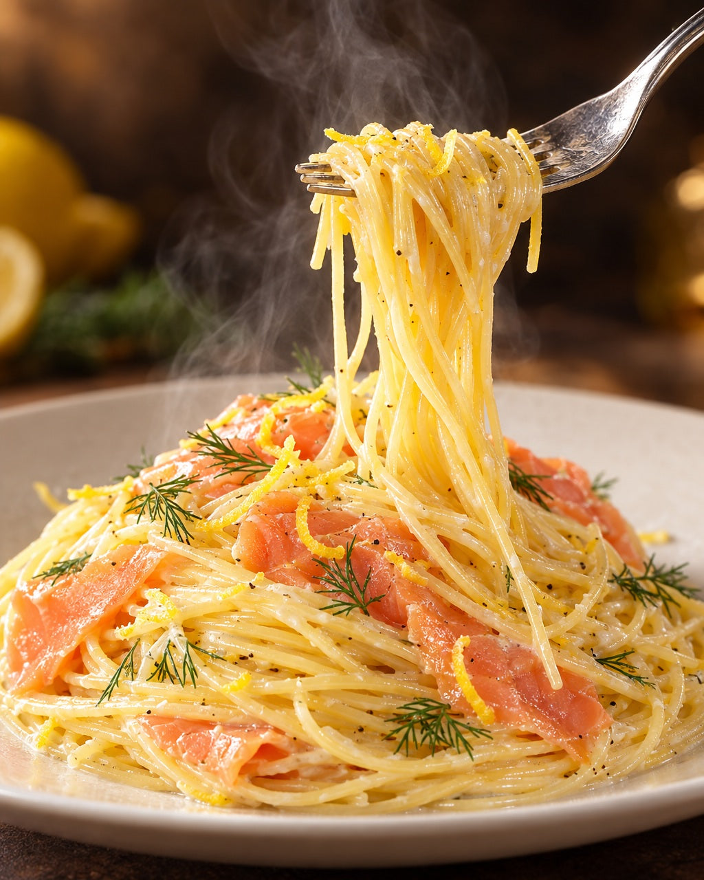 ERNST spaghettini, 1.5 mm, 24 cm, 10 kg, tenant à la cuisson — Fraîchement servi et fumant