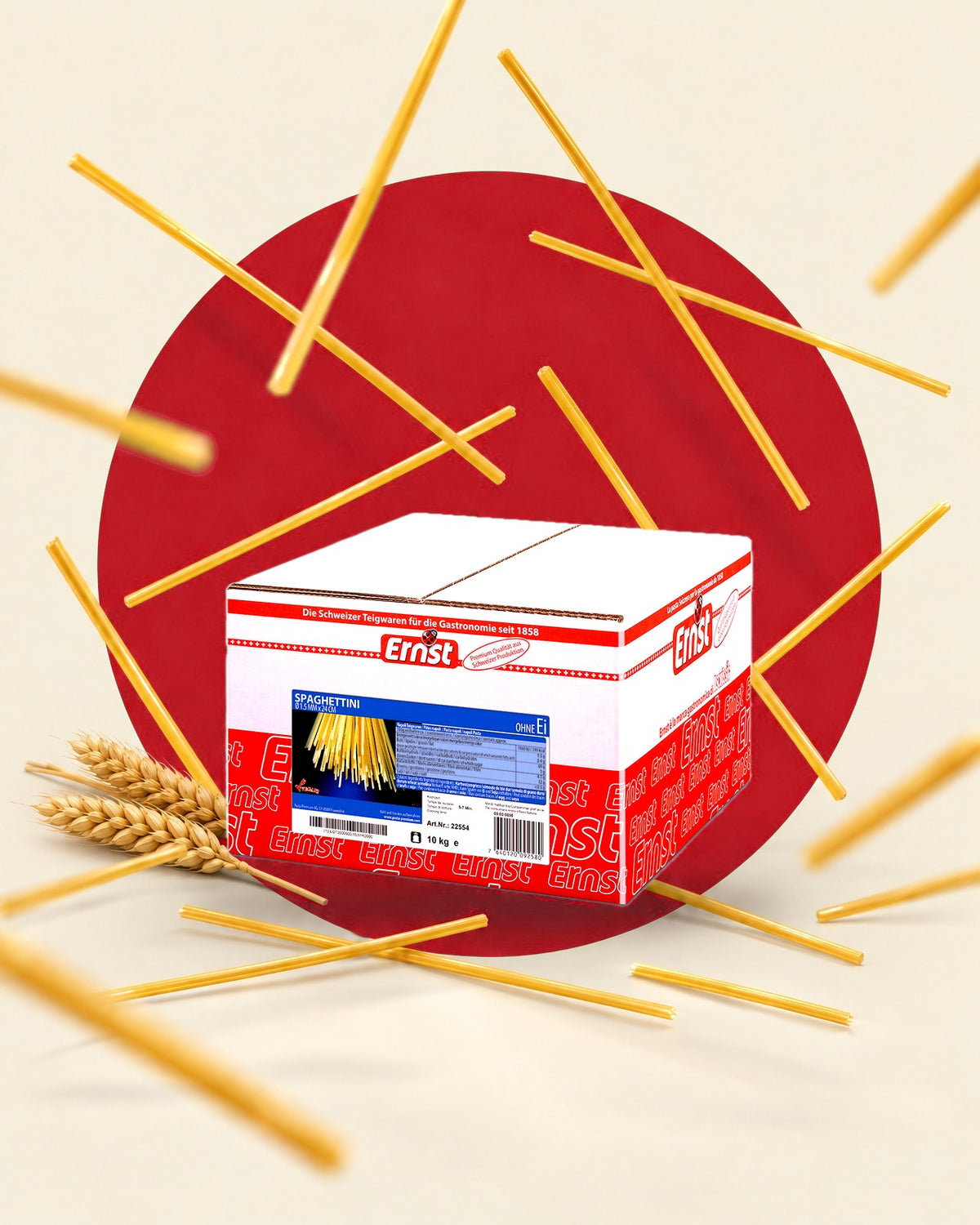 ERNST Spaghettini ohne Ei, 1.5 mm, 24 cm, 10 kg
