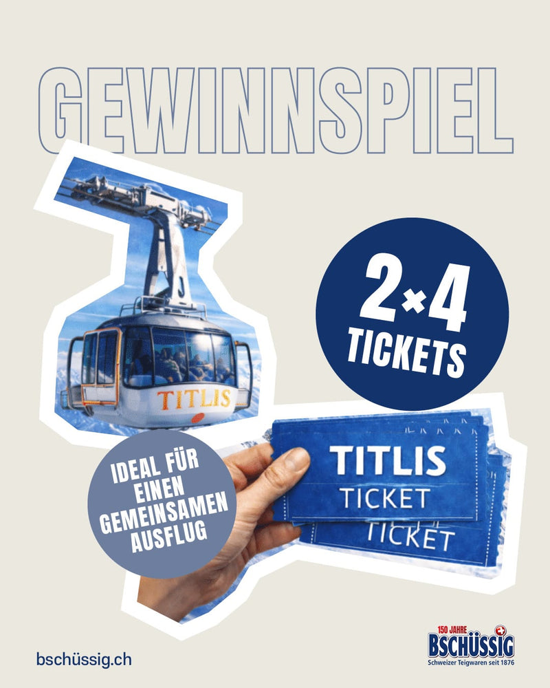 2×4 biglietti per il Titlis