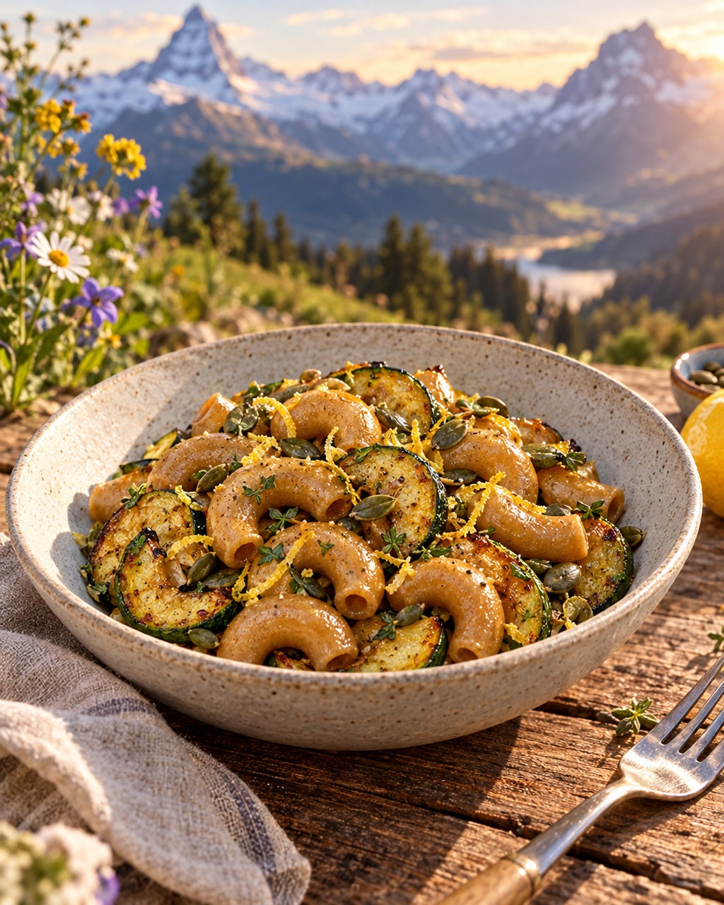 Hörnli grossi di UrDinkel — gusto svizzero da Frauenfeld