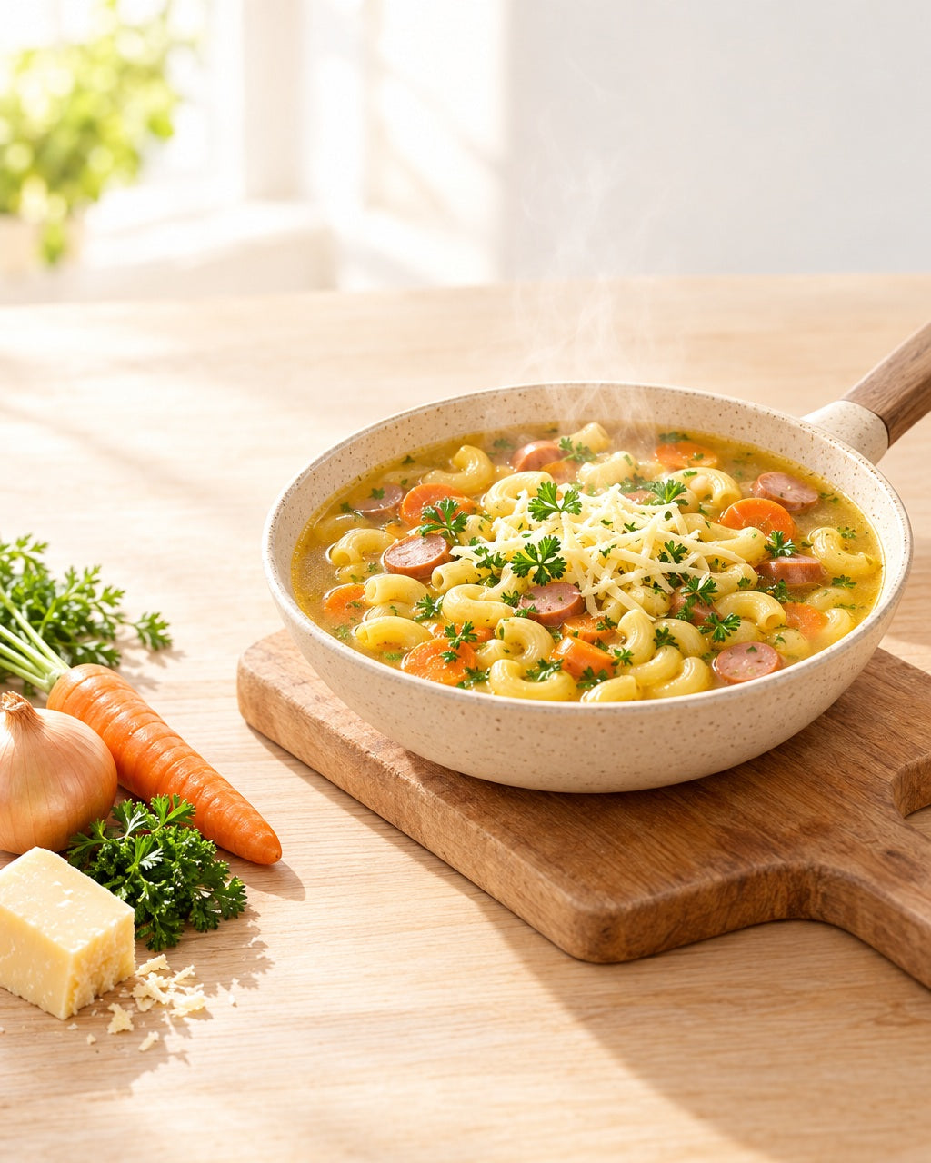 Hörnli grossi, 3 uova SÄMPLER 200 gr — pronto in pochi minuti