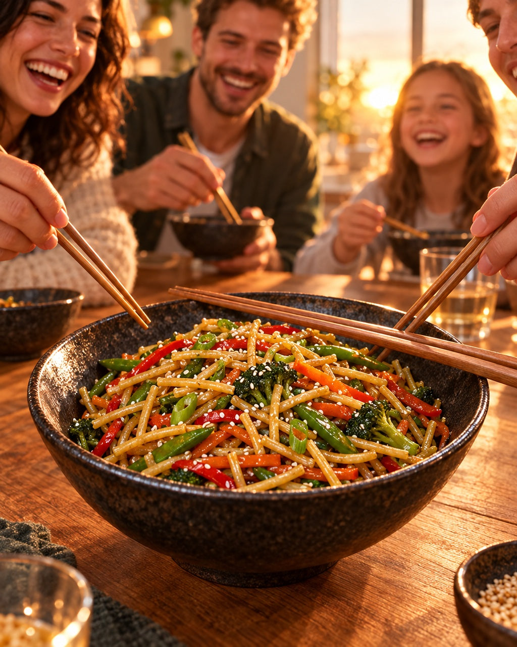 la Chinoise Nouillettes 2 mm, 3-Ei — Gemeinsam geniessen