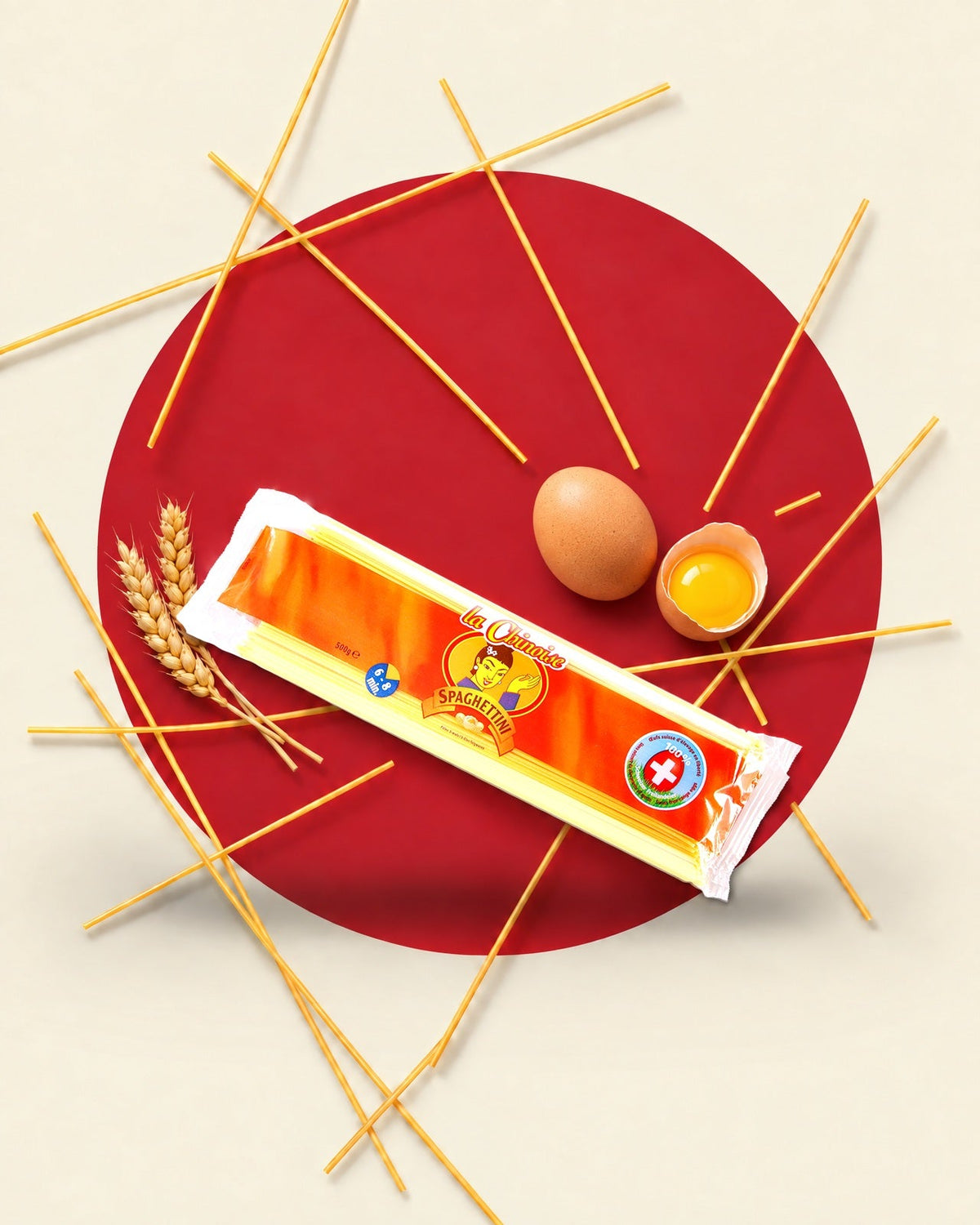 la Chinoise Spaghettini, 3 œufs