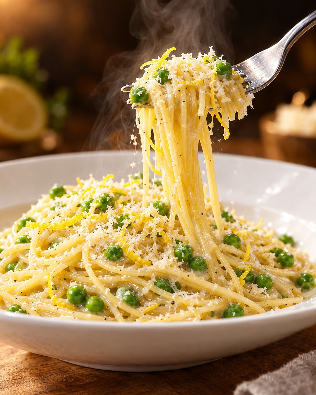 la Chinoise Spaghettini, 3 œufs — Fraîchement servi et fumant