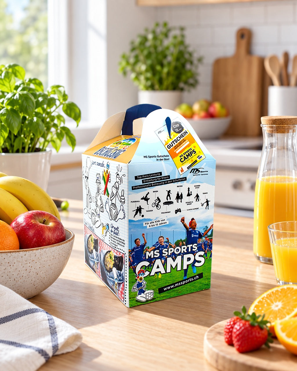 MS Sports Camps Kids Box — In der Küche