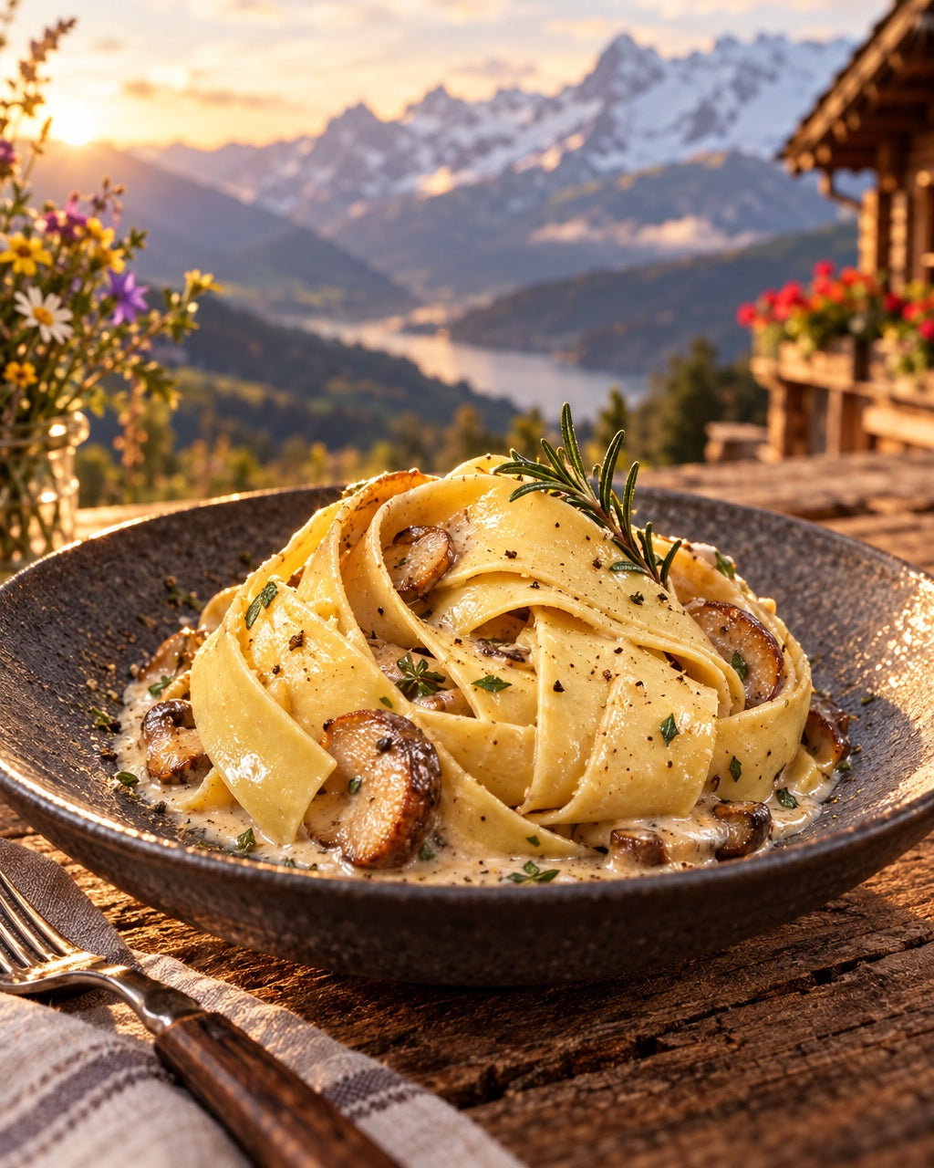 Nidi di pappardelle Premium laminati 18 mm — gusto svizzero da Frauenfeld