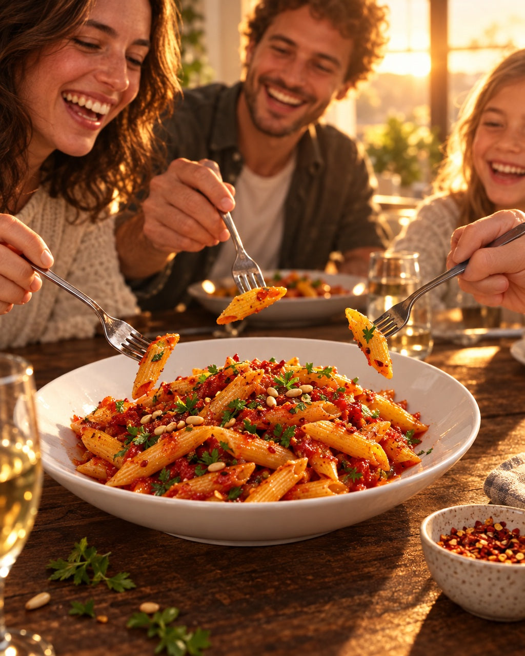 Penne Rigate, ohne Ei, im Vorratsglas — Gemeinsam geniessen