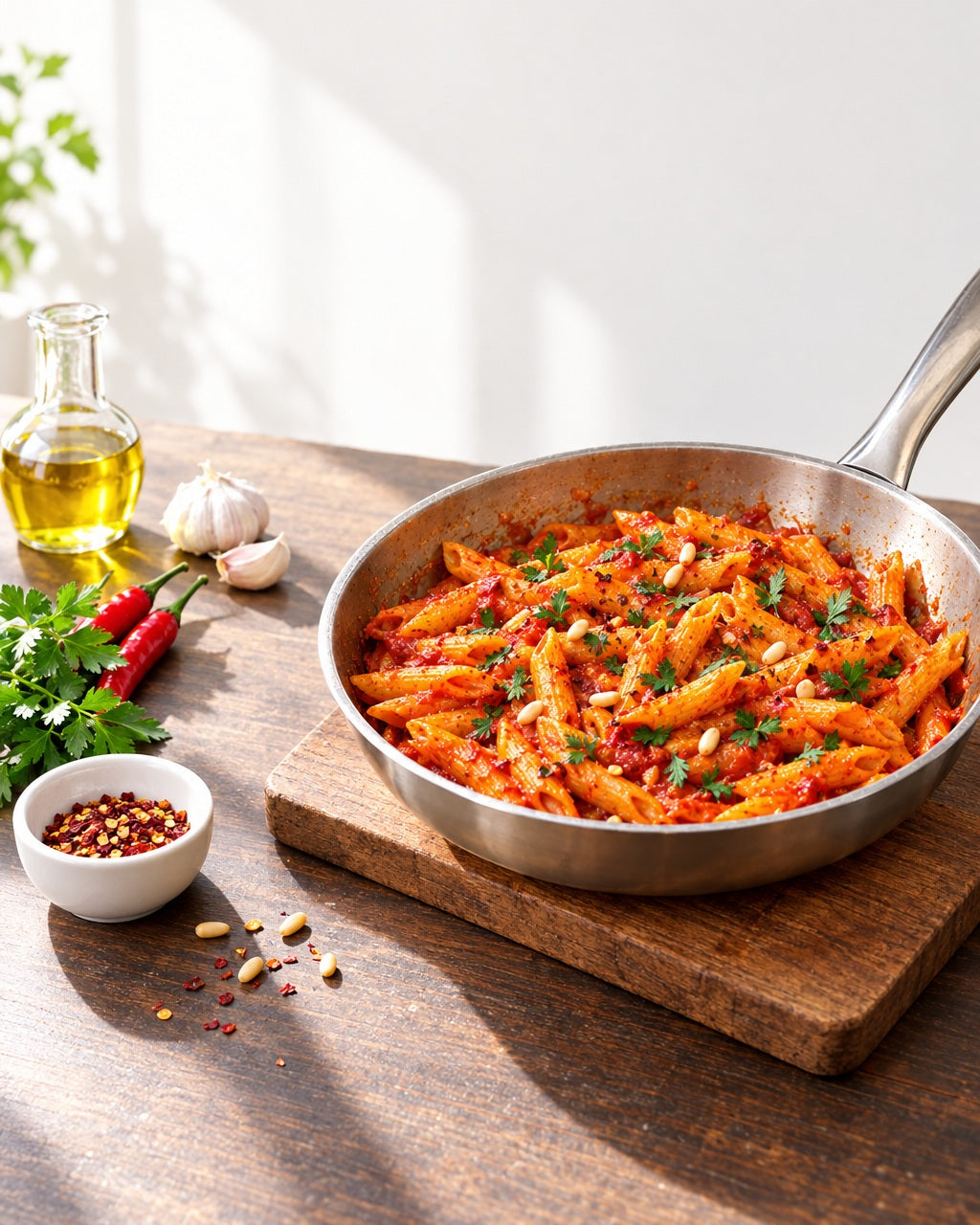 Penne Rigate, ohne Ei, im Vorratsglas — In wenigen Minuten zubereitet