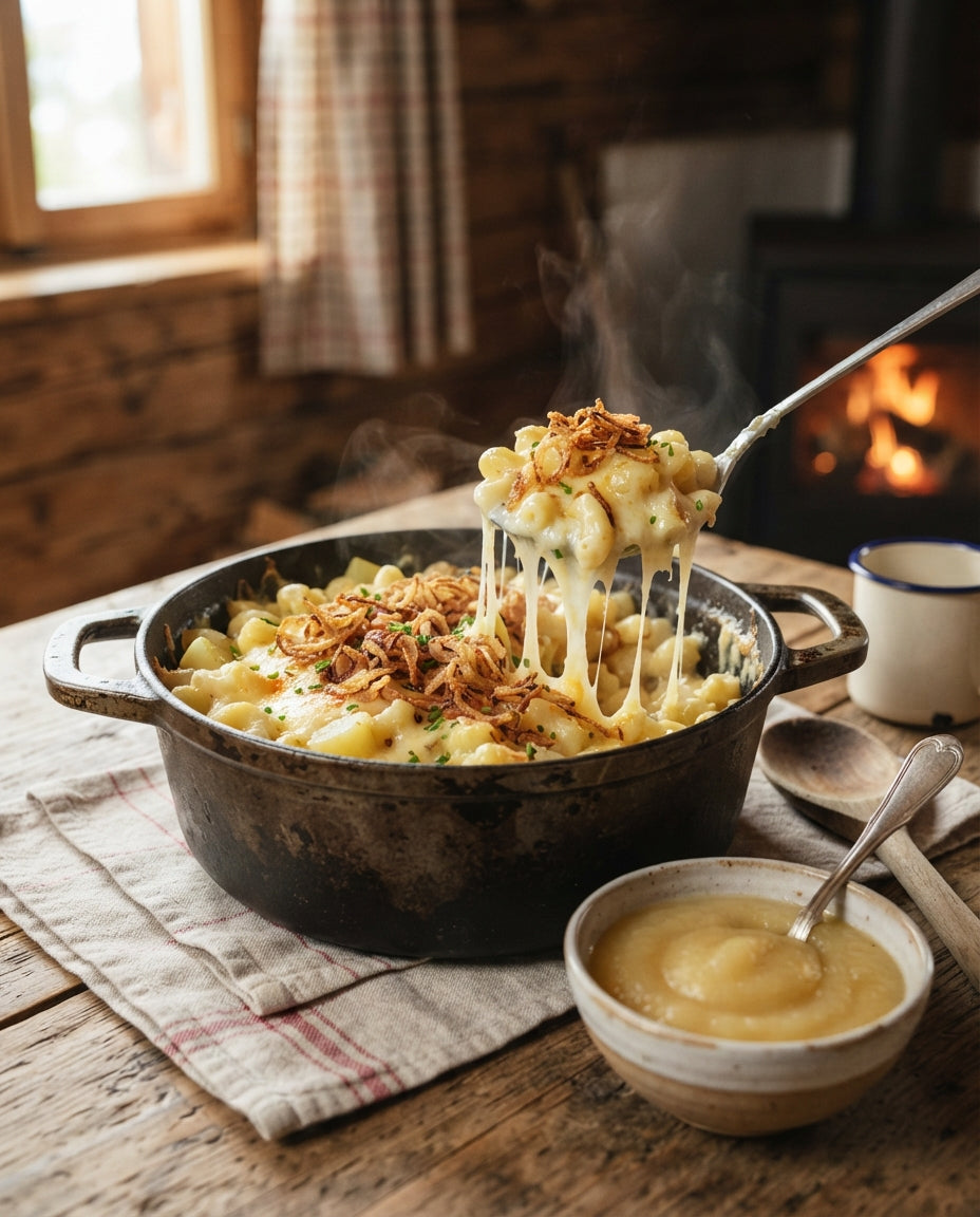 Rezept: One-Pot-Älplermagronen mit Röstzwiebeln