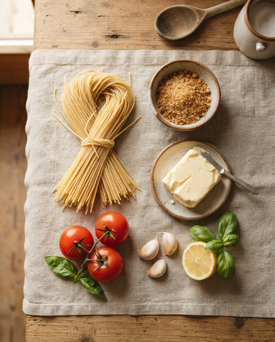 Ami Spaghettini mit knuspriger Brösmeli-Butter – Zutaten
