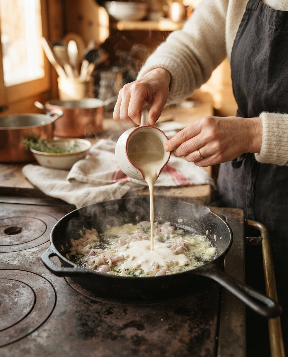 Krawättli in Zitronen-Rahm mit Rauchlachs – Zubereitung