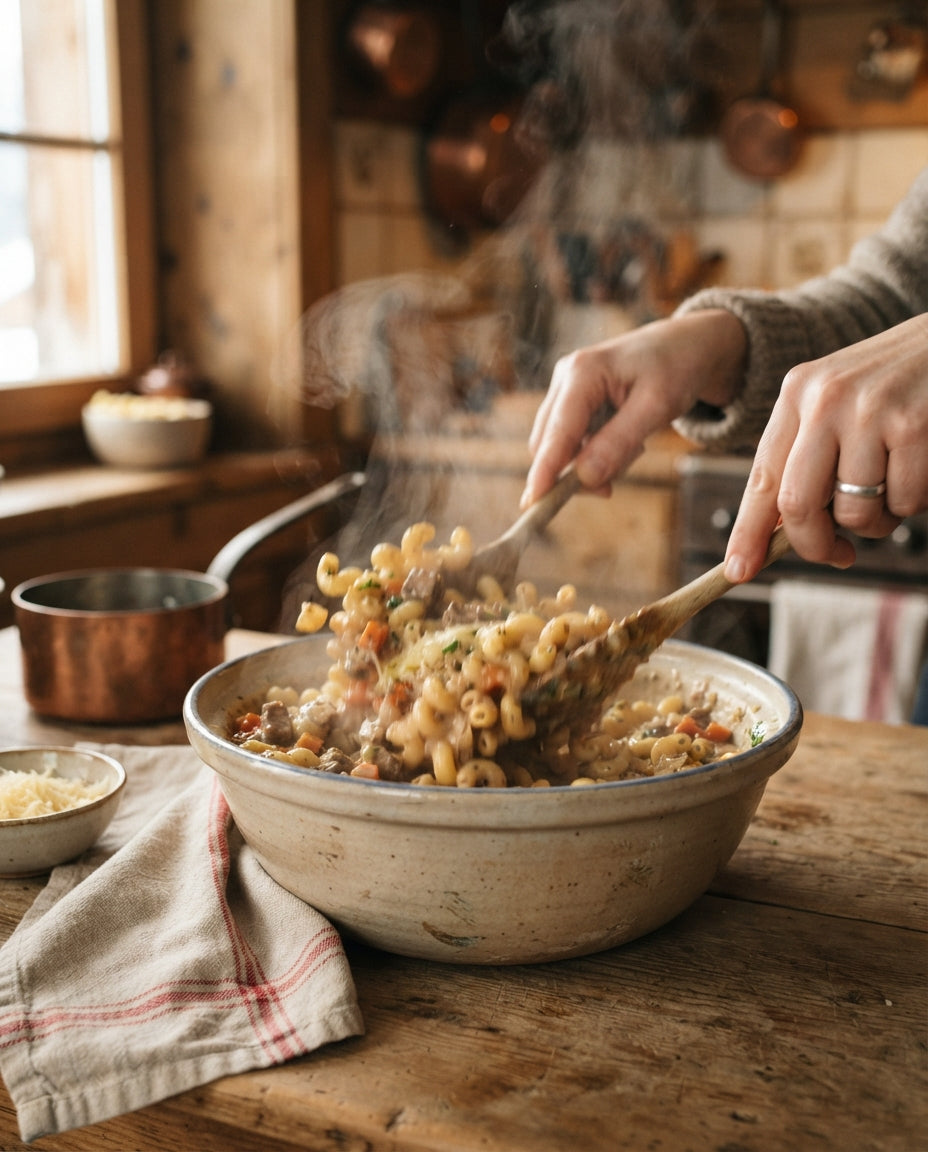 Grosis Hörnlisalat – frisch aus der Selektion – Zubereitung