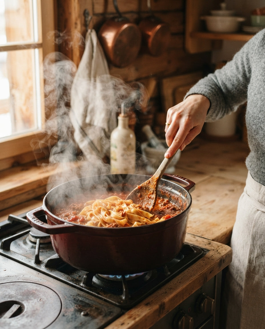 One-Pot Füessli mit Tomaten & Kichererbsen – Zubereitung