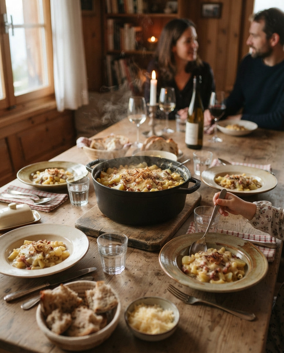 One-Pot Füessli mit Tomaten & Kichererbsen – gemeinsam am Tisch