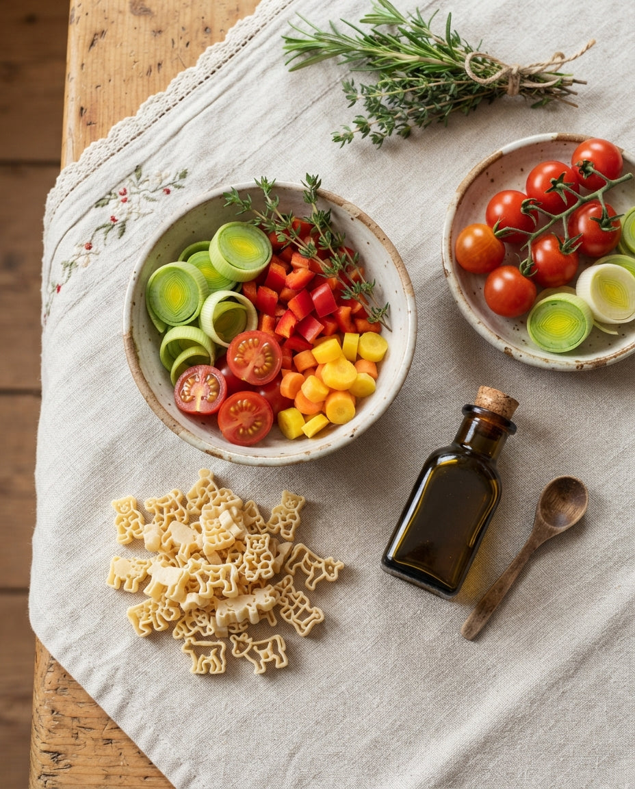 Safari-Suppe mit Wilden Tieren – Zutaten