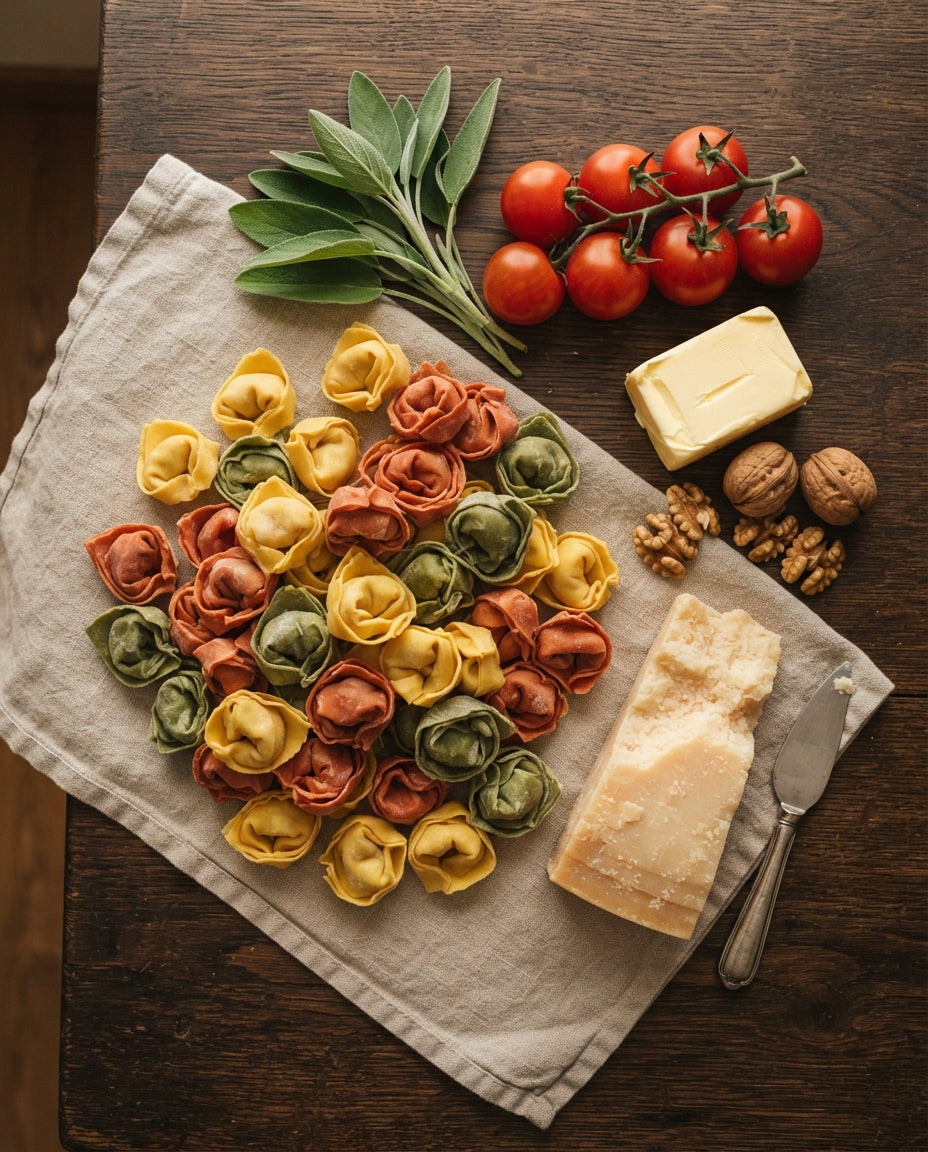 Gebratene Cappelletti mit Salbeibutter und Kirschtomaten – Zutaten