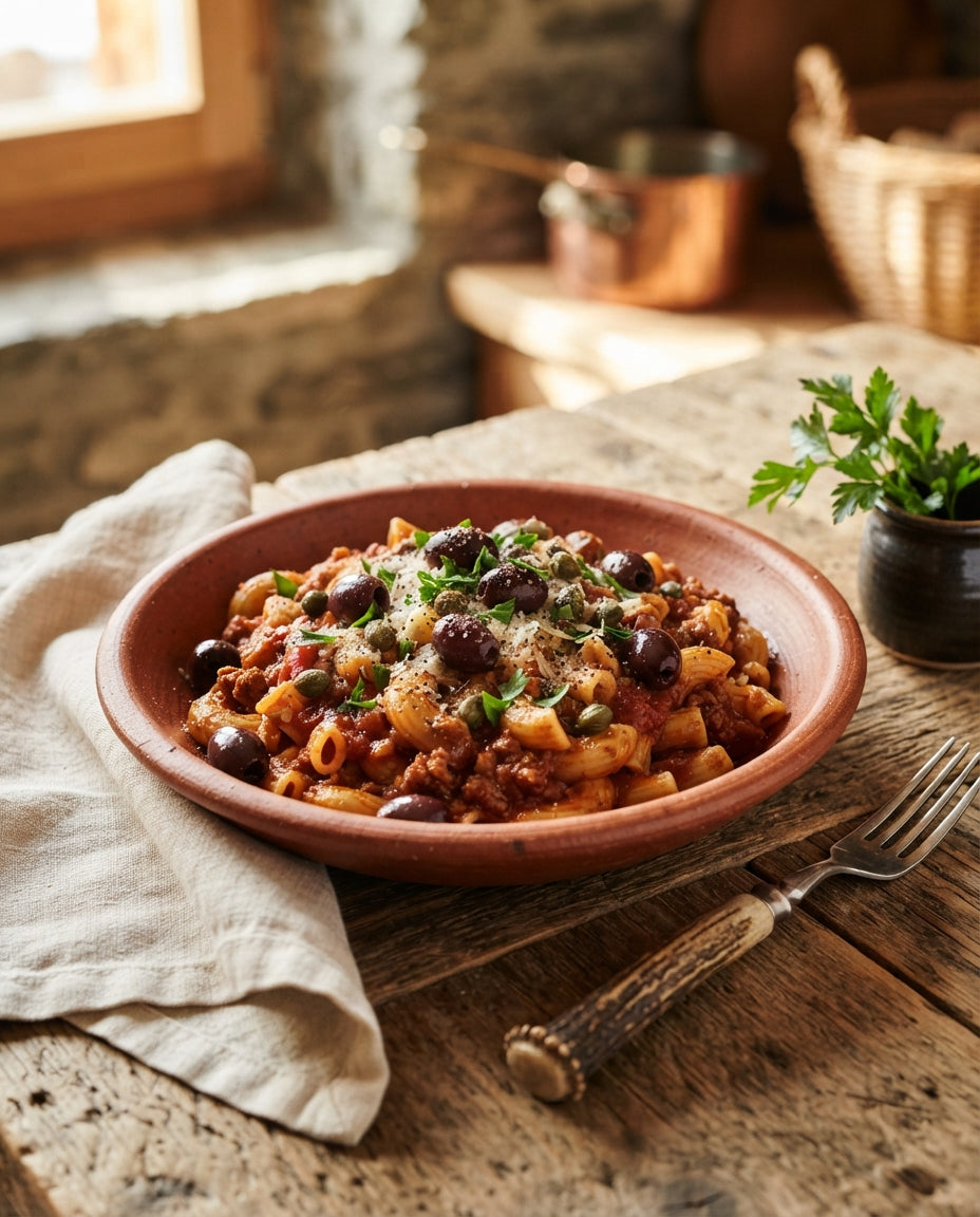 Rezept: Hörnli alla Puttanesca