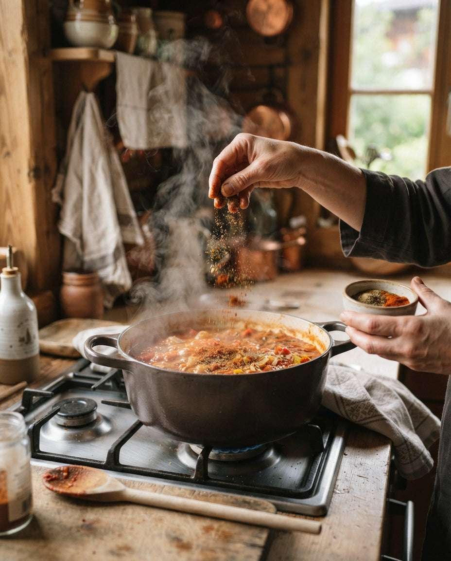 Hörnli-Chili sin Carne aus einem Topf – Zubereitung