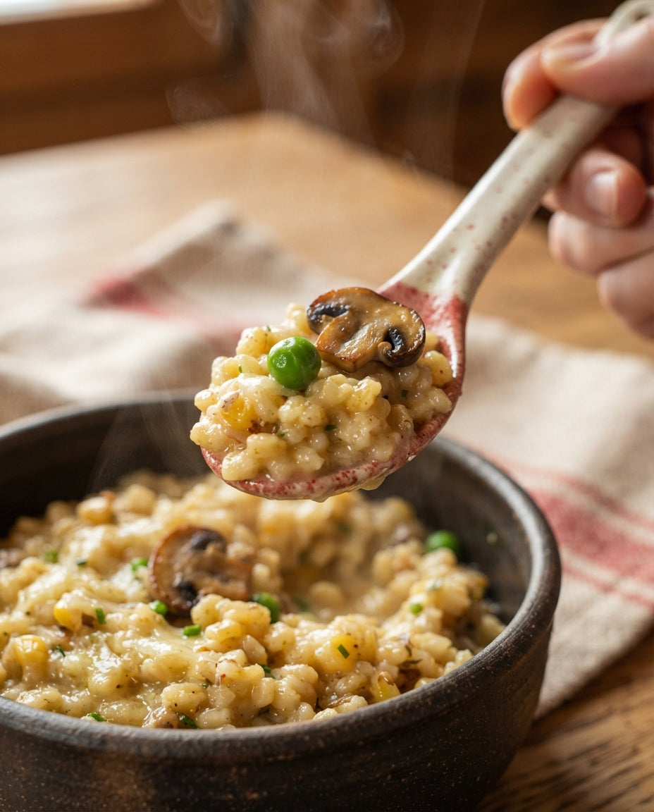 Ribelotto – Ribeli wie ein Risotto gerührt – Detailaufnahme