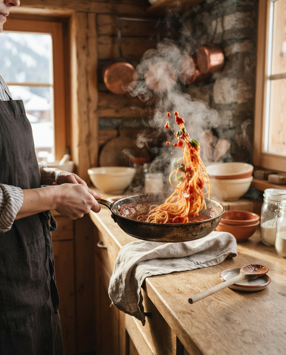 Spaghetti alla Puttanesca – feurig und flott – Zubereitung