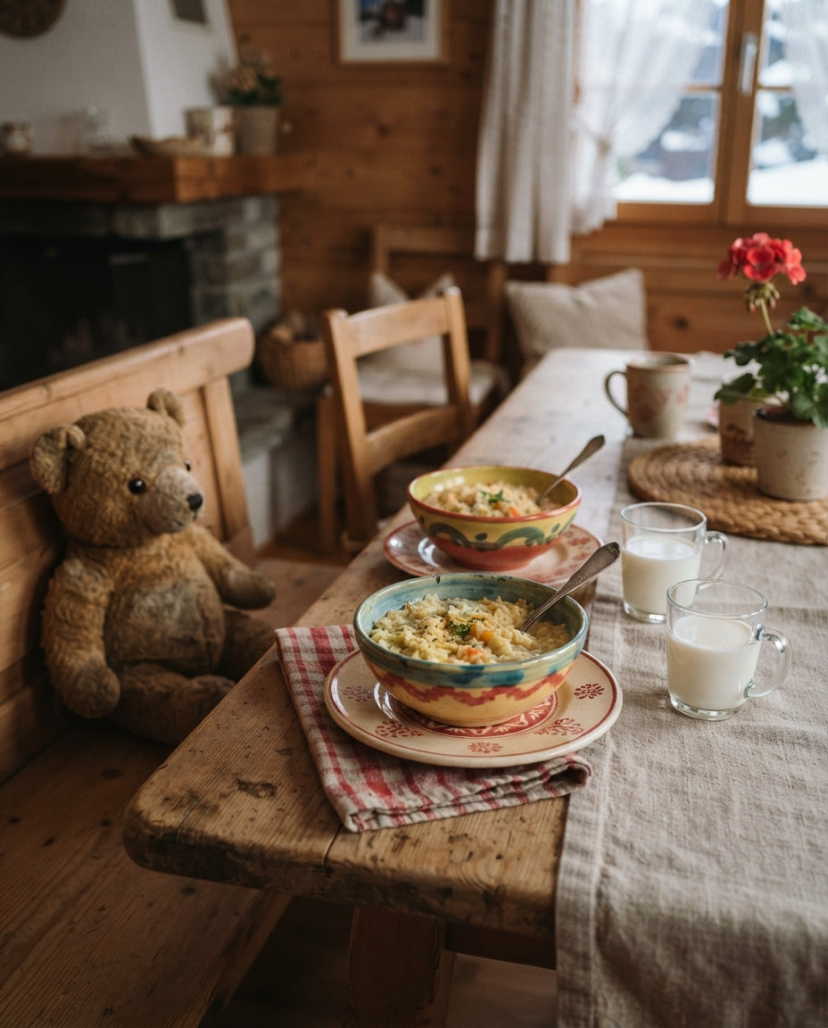 Cremige Sternli-Pastina mit Tomate – gemeinsam am Tisch