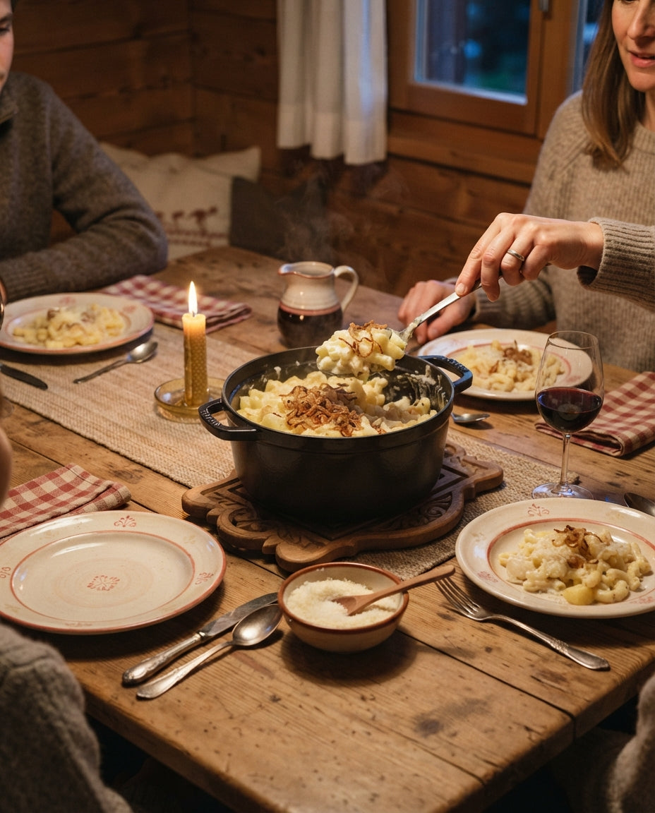 One-Pot-Krawättli mit Tomate und Mascarpone – gemeinsam am Tisch