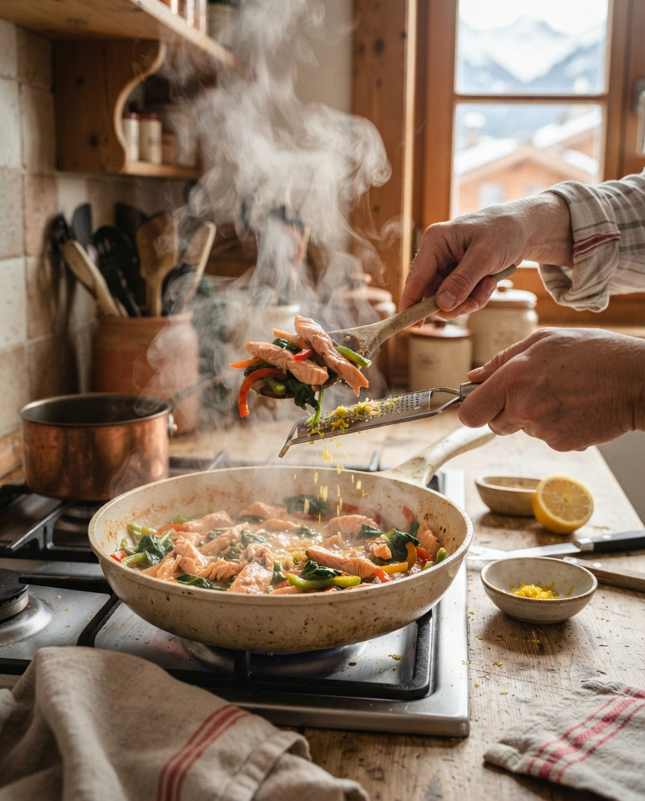 Papillons mit Rauchlachs-Zitronenrahm – Zubereitung