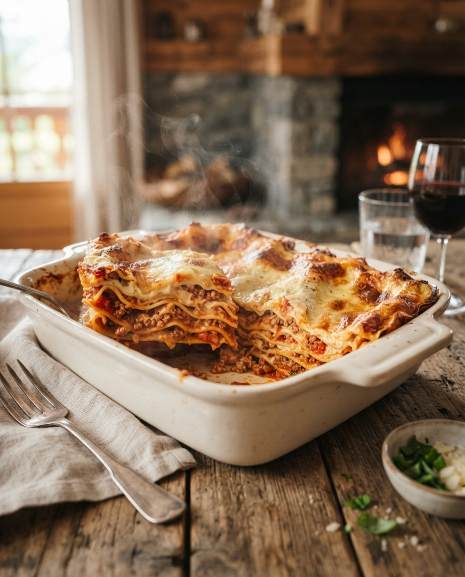 Rezept: Familien-Lasagne mit flotter Bolognese