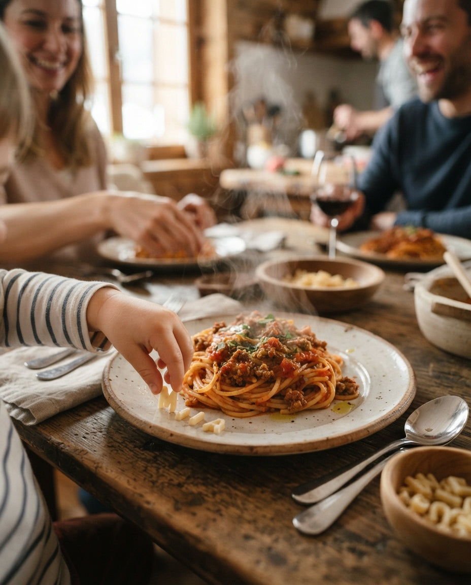 Buchstaben-Power-Pasta für kleine Champions – Zubereitung