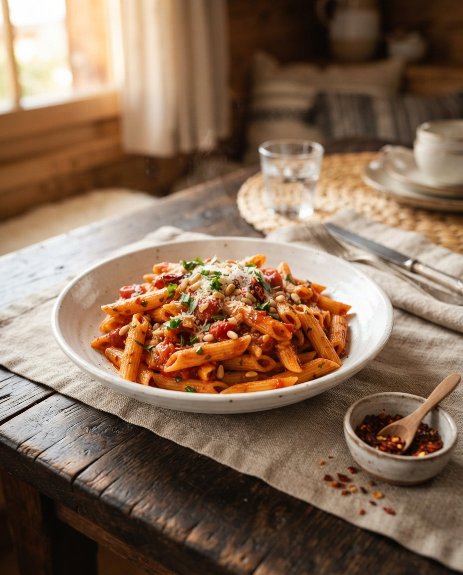 Rezept: Penne all'Arrabbiata – feurig und flott