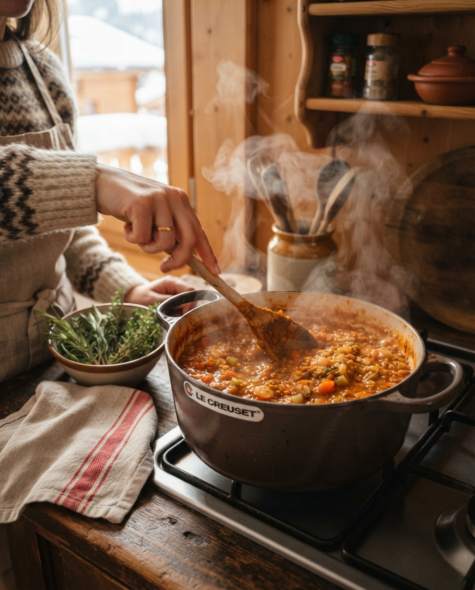 UrDinkel-Spaghetti mit Linsen-Bolognese – Zubereitung