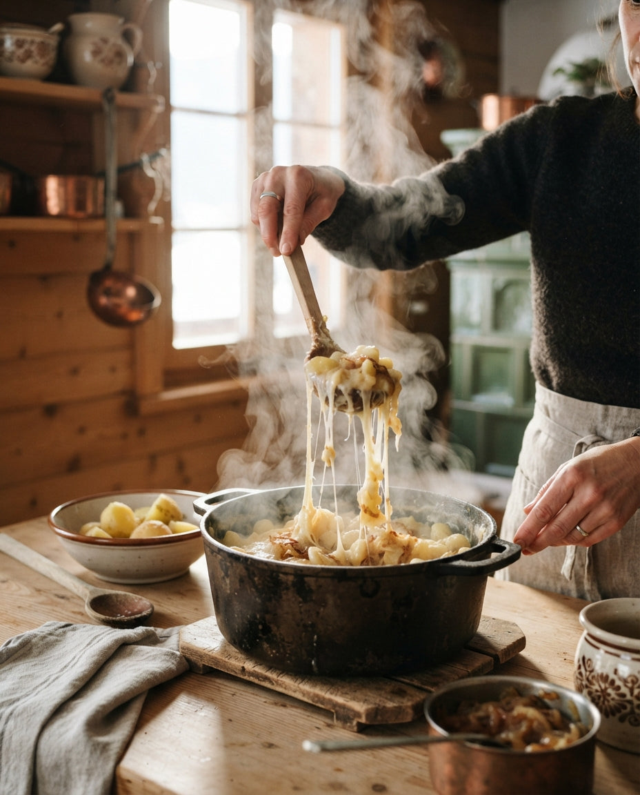 Klassische Älplermagronen aus der Pfanne – Zubereitung
