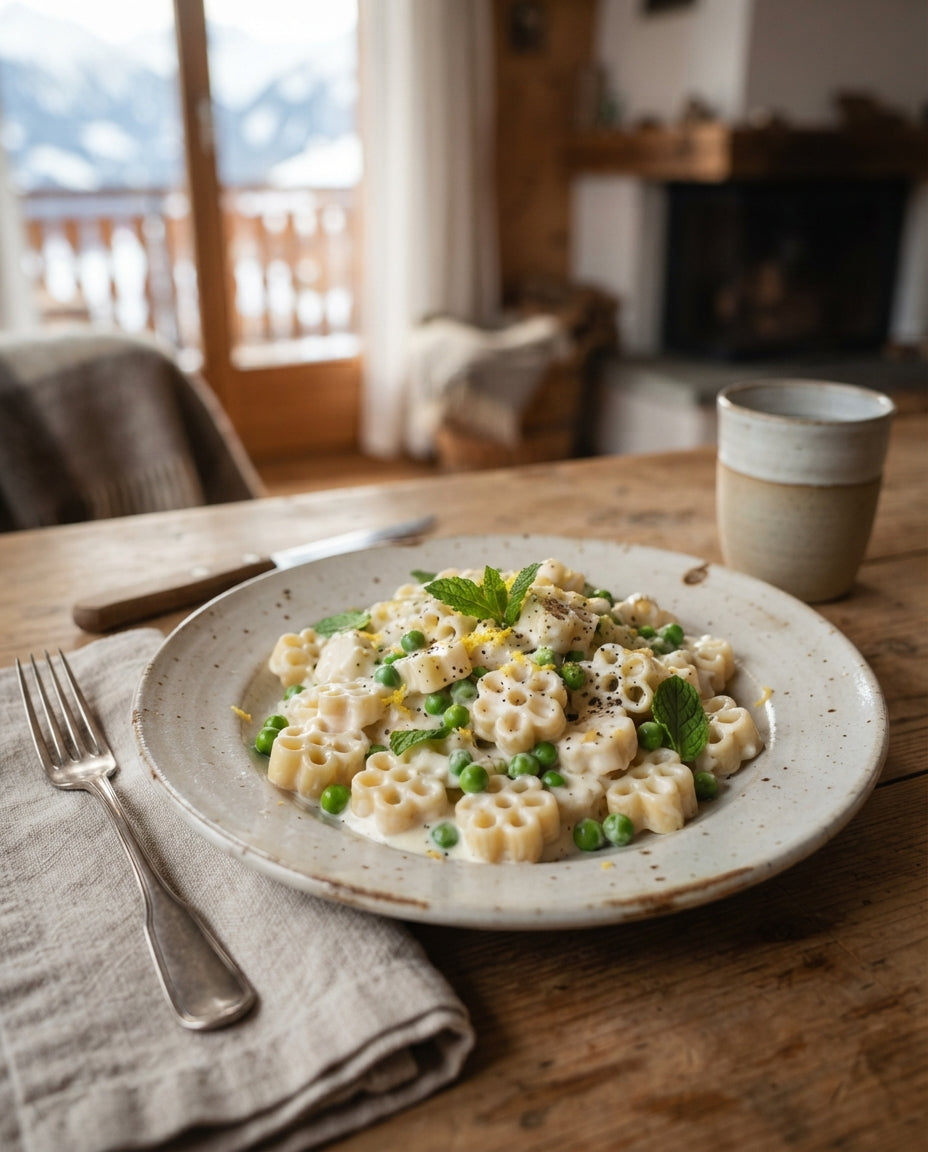 Rezept: Edelweissli mit Zitronen-Ricotta und Erbsen