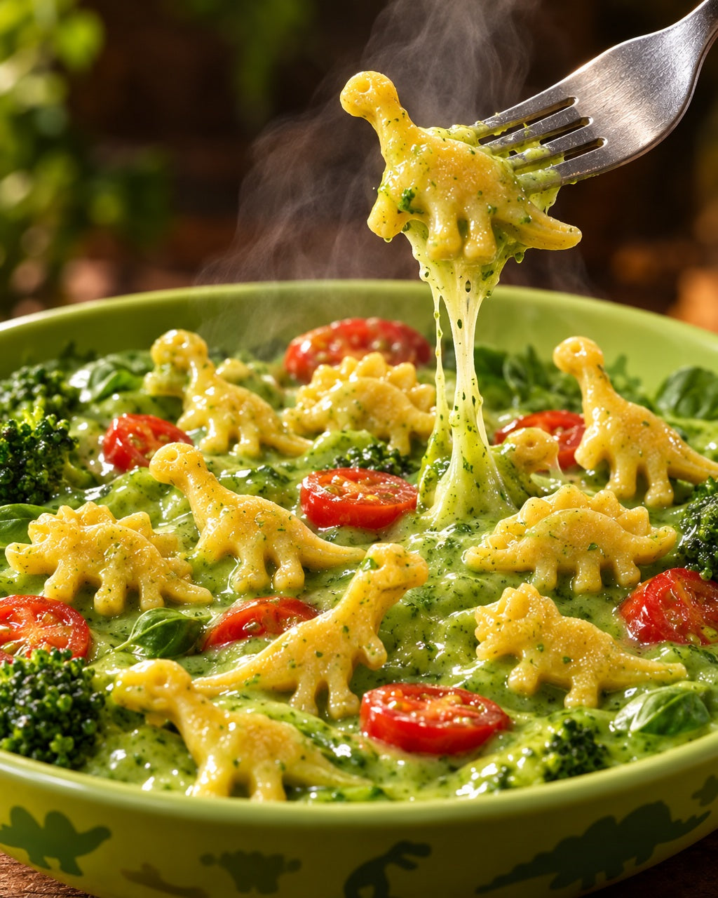 Seitz Bio Kinder Nudeln DINOSaurier — Frisch serviert und dampfend