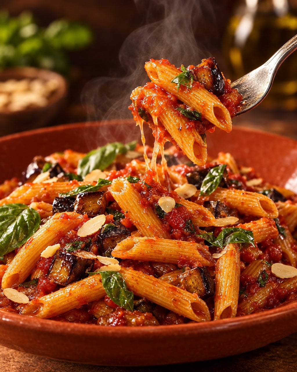 Seitz Penne — Frisch serviert und dampfend