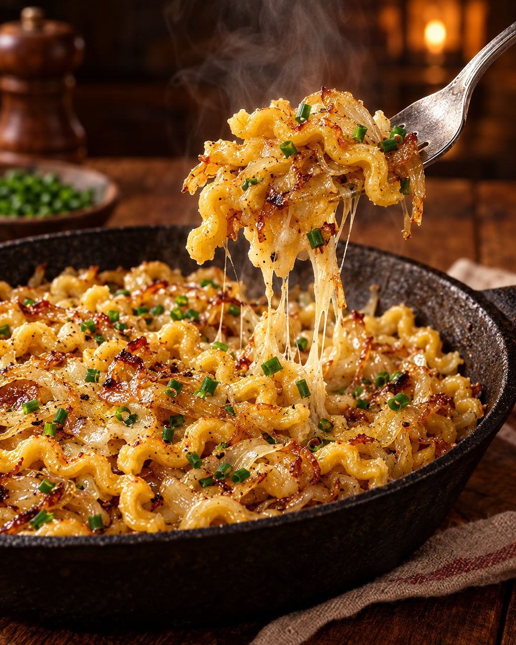 Seitz Wellenspätzle — Frisch serviert und dampfend