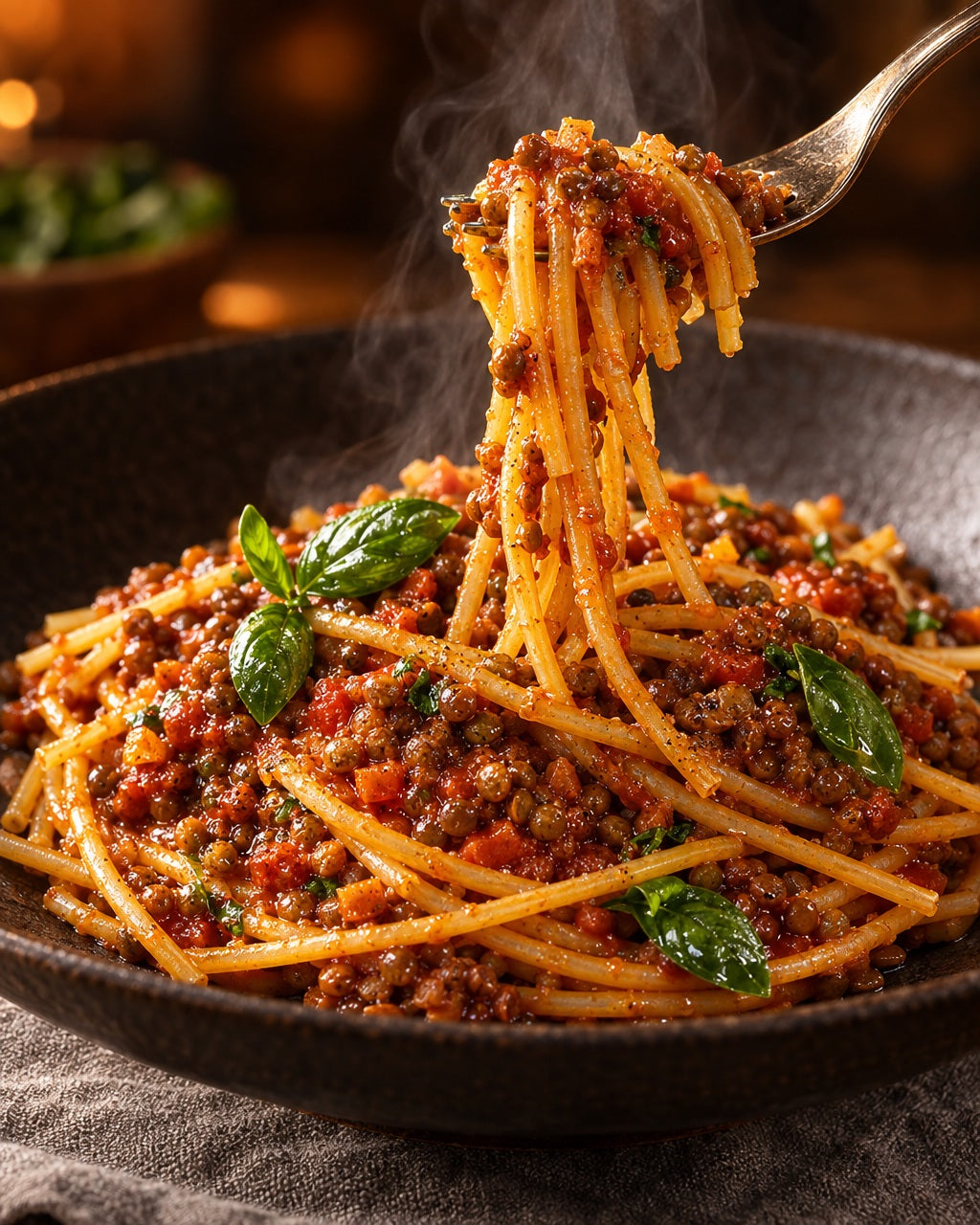 Seitz Spaghetti — Frisch serviert und dampfend
