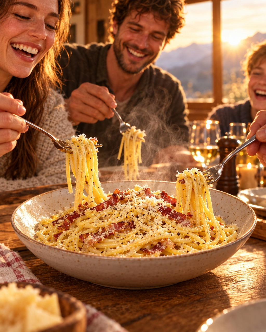 Spaghetti Ø 1.8 mm x 24 cm, 3 uova — da gustare insieme