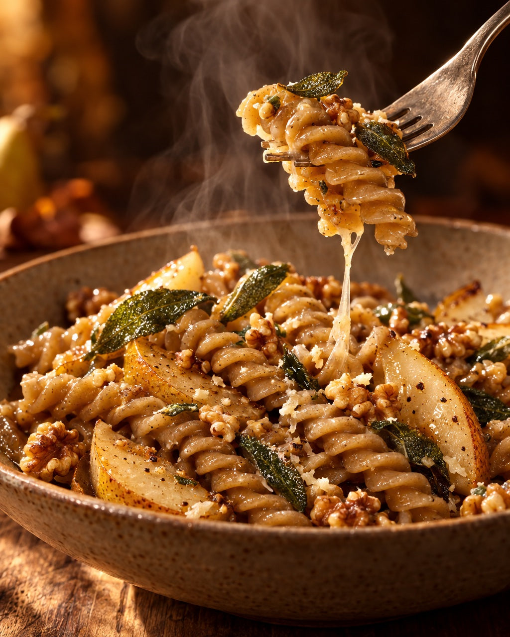Spirali di UrDinkel — servito caldo e fumante